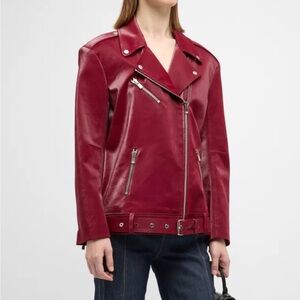 Cinq a Sept Brice Faux Leather Jacket